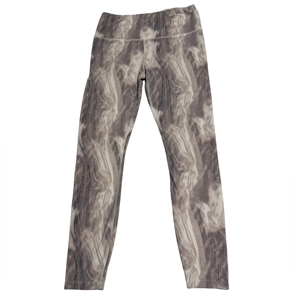 Varley Century Marble Leggings. Good used condition. Size Medium. Grey and white
